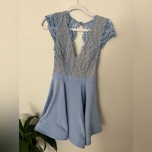 Dress color blue size small